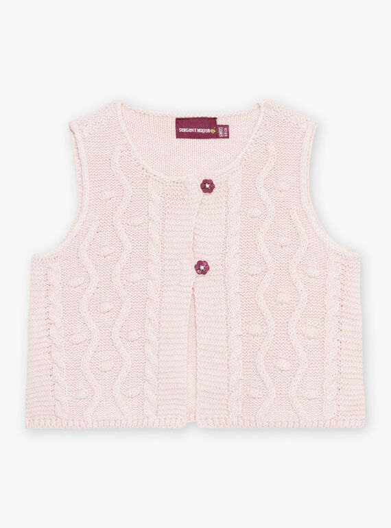 Sleeveless knitted cardigan DAMARION / 22H1BFU1CSMD319