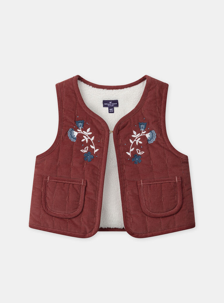 Red CARDIGAN WHITHOUT SLEEVES NAPATRICIA / 25H1BFX1CSM506