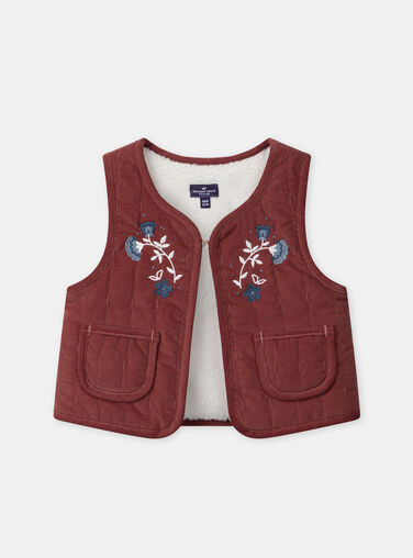 Red CARDIGAN WHITHOUT SLEEVES NAPATRICIA / 25H1BFX1CSM506