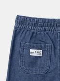 Blue denim pants with cut-outs LADORIAN / 24H1BGJ1JEAP274