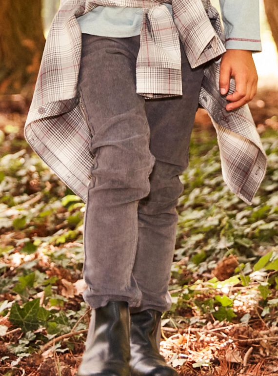 Grey slim pants DUSLIMAGE / 22H3PGZ2PANJ908