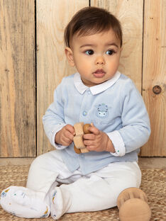 Baby boy velvet overalls and vest set ZOGABIN / 21E0NGG2ENS020
