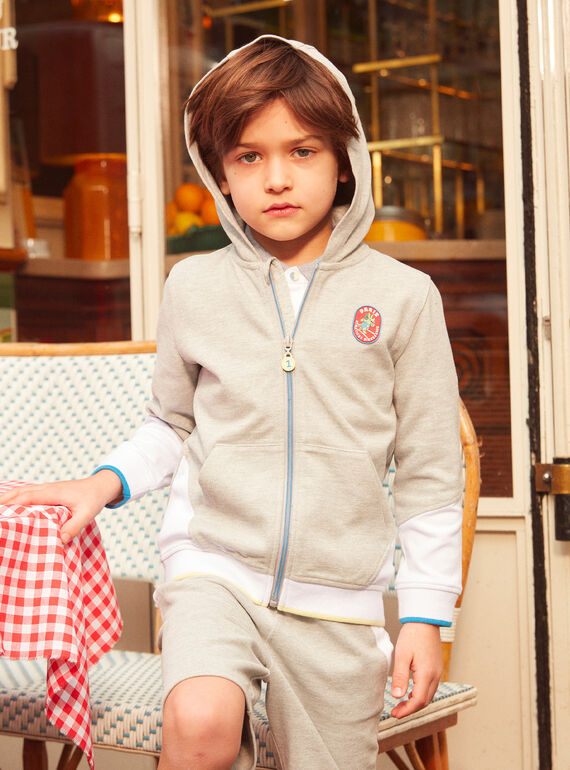 White KIDS CARDIGAN KLABASKAGE / 24E3PGN1GIL000