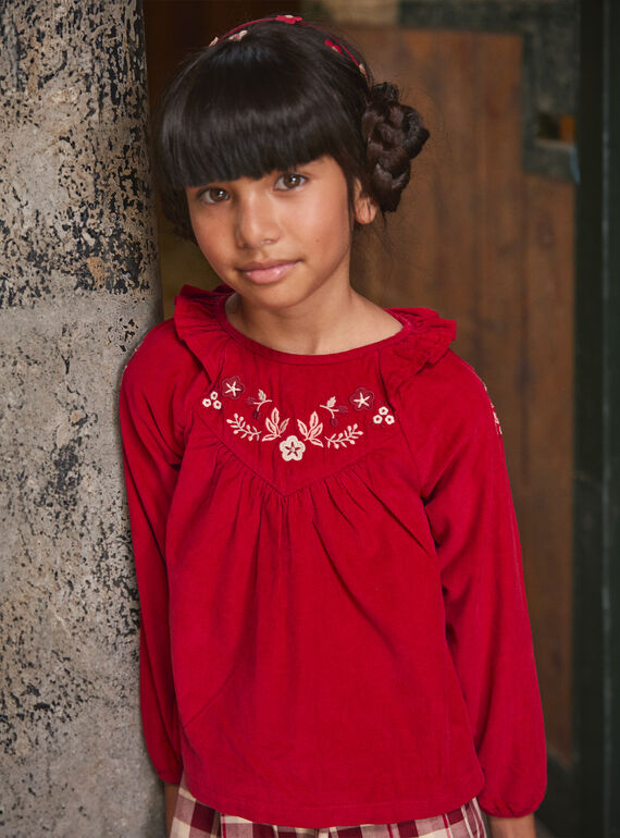 Red BLOUSE LALETTE / 24H2PFR1CHEF505