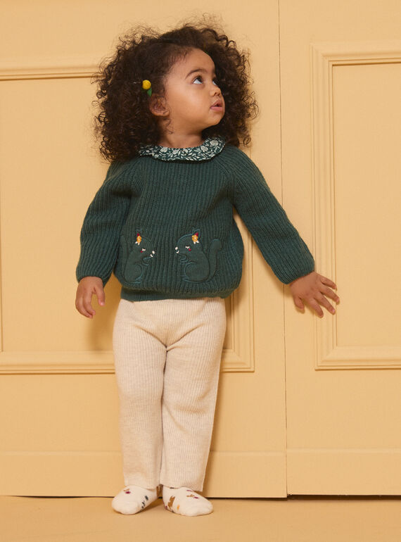 Heather beige LEGGINGS (bottom) LALIVIA / 24H1BFO1LGA011