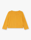 Baby Girl Mustard Yellow Vest BAELOISE / 21H1BF52CAR109