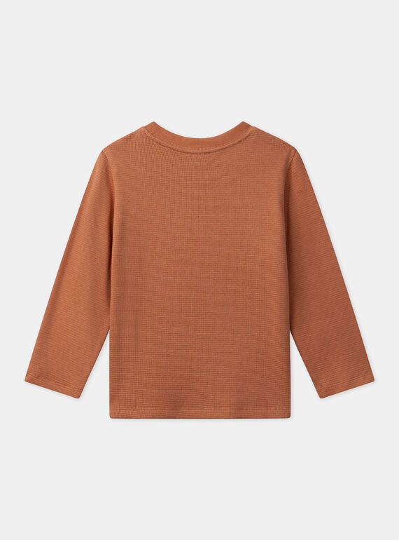 Orange TEE SHIRT LS MADALAGE / 25E3PG73TMLE405