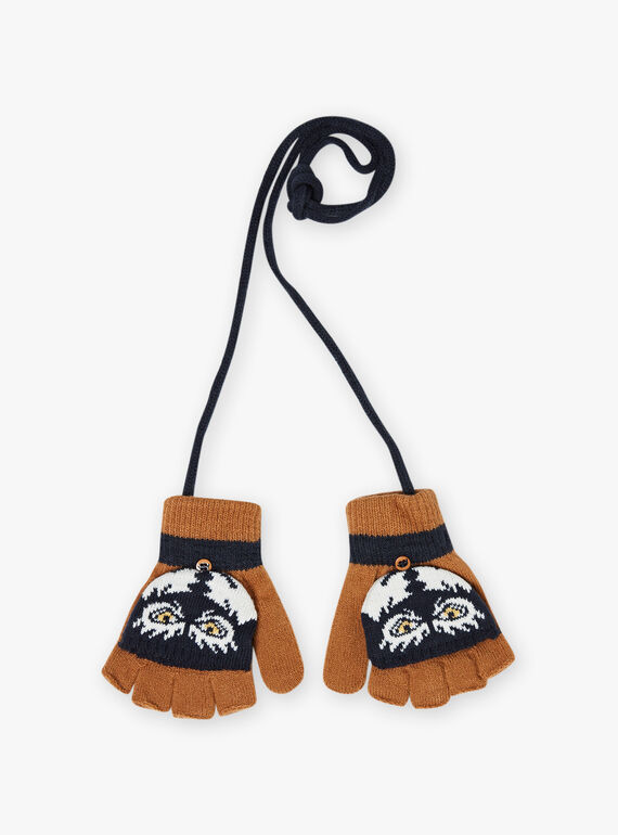Boy 2-in-1 wolf mittens BIMITAGE / 21H4PGE2GAN804