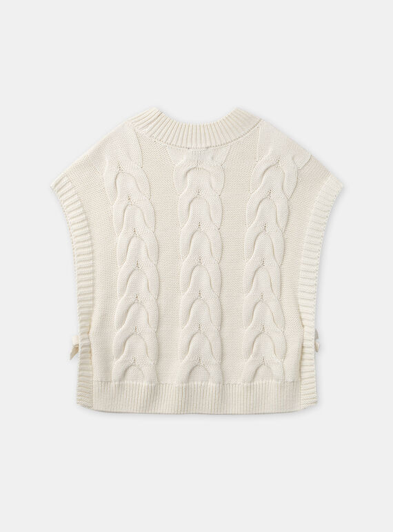 Ivory PONCHO NLEPOETTE / 25H2PFT1PON005