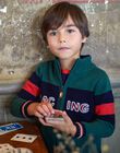 Child boy green racing lettering vest BOBAGE / 21H3PGM1GIL060