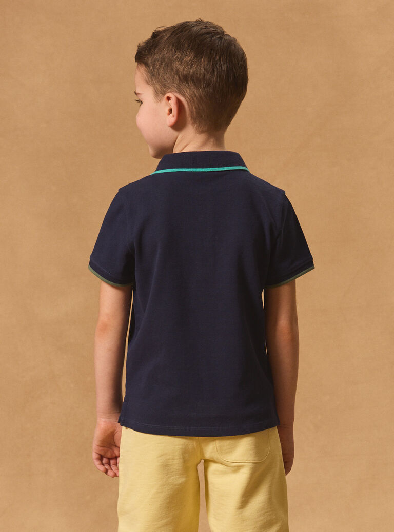 Navy POLO SHIRT Navy POLO SHIRT MMIBASAGE / 25E3PGT4POL070