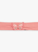 Soft pink plain headband with butterfly animation FAILISE / 23E4BFD1BAND318