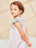 Pink nightdress with butterfly print FLODETTE / 23E5PF32CHN328