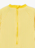 Yellow amber bathing suit with stripes KISOLOMON / 24E4BGG2CBBB101