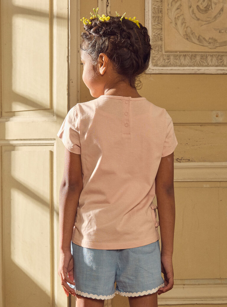 Pale rose TEE SHIRT SS MLAFRETTE / 25E2PFK2TMC301