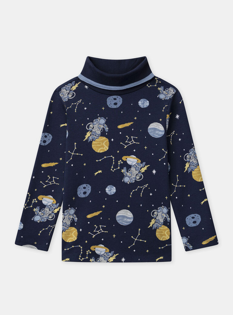 Navy TURTLE NECK NLOROULAGE / 25H3PGW1SPL070