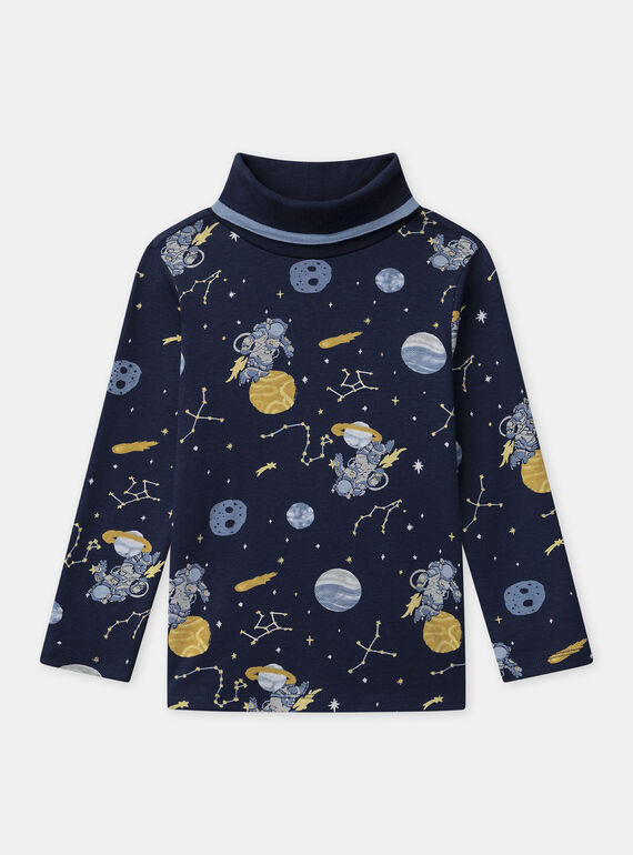 Navy TURTLE NECK NLOROULAGE / 25H3PGW1SPL070