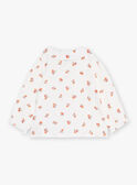 Vanilla blouse in cotton gauze with fruit print GAAGATHE / 23H1BF71CHE114