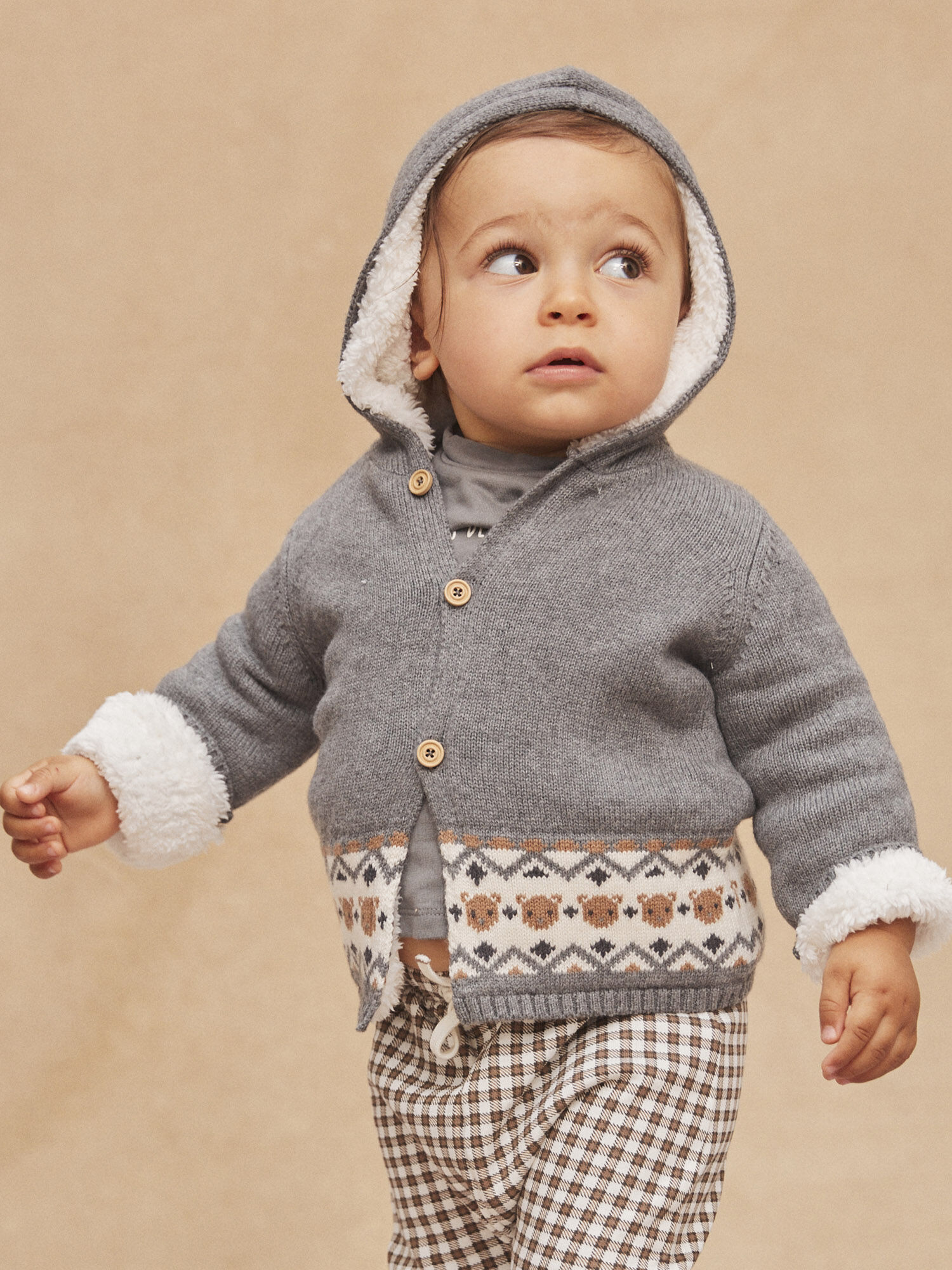 Baby boy gray sweater cheap
