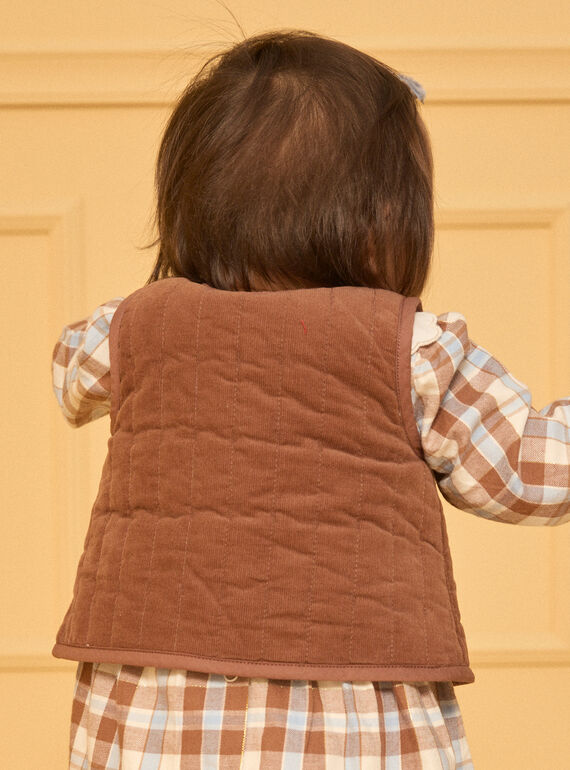Brown CARDIGAN WHITHOUT SLEEVES LAROMANE / 24H1BFS1CSM815