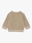 Baby boy beige sweater BADAO / 21H1BG21PULA013