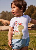Baby boy's ecru jumpsuit CAWEST / 22E1BGP2CBL001