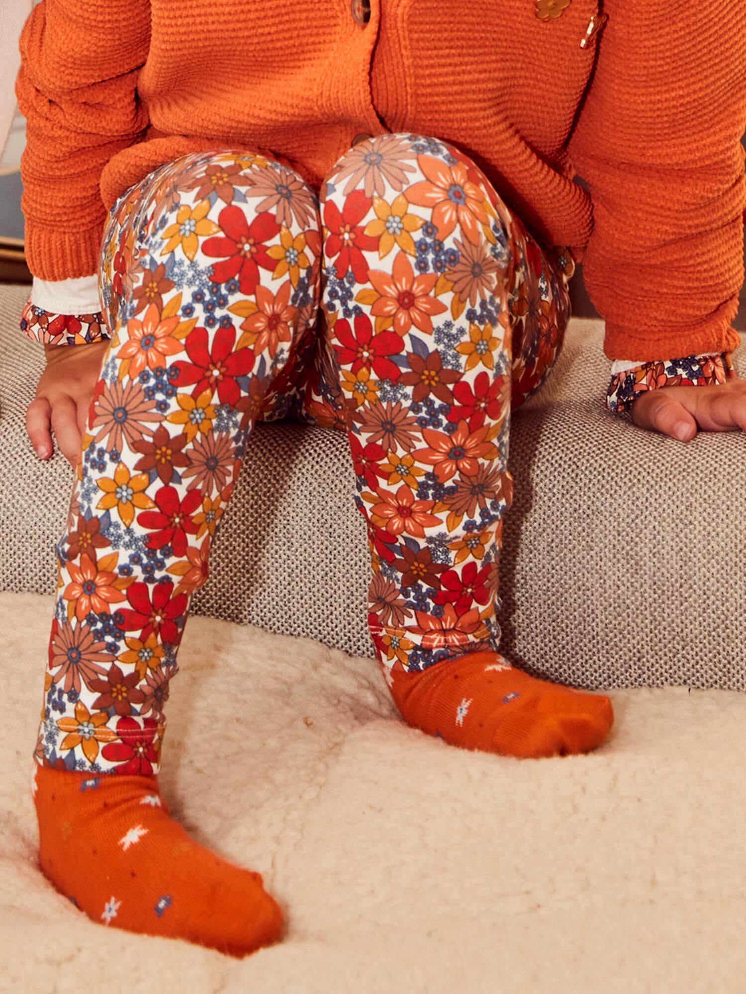 Floral print leggings Girl Sergent Major