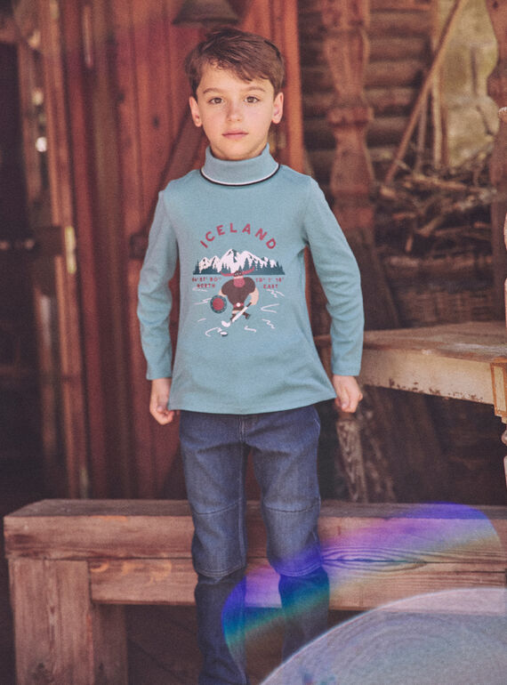 Blue TURTLE NECK NLUHOCAGE / 25H3PGX1SPLC219