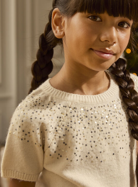 Ivory PULLOVER SS LEITRICETTE / 24H2PFT1PSM005