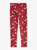 Floral-print red leggings GLELEGETTE / 23H2PFQ1LGF506