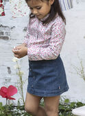 Baby Girl Short Denim Skirt BABETTE / 21H2PF11JUPP269