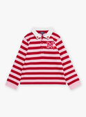 Pink barbapapa and red striped polo shirt GOLFETTE / 23H2PFD1TMLD315