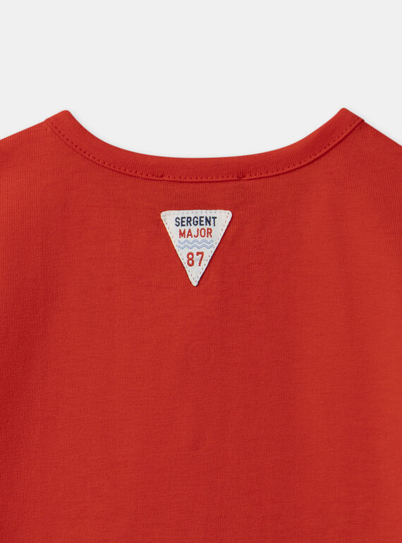 Red TEE SHIRT SS MAVASCO / 25E1BGQ1TMC050