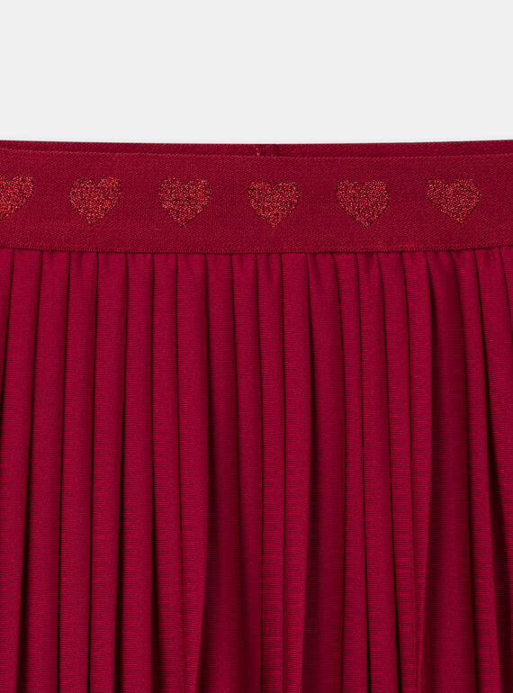 Red SKIRT NIXAMETTE 2 / 25H2PFH3JUPF510