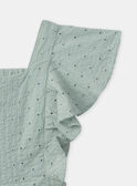 Light green SHORT JUMP SUIT MRECOMETTE / 25E2PFL1CBC602