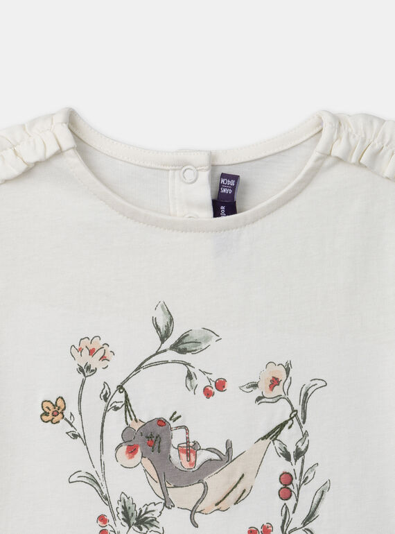 Light beige TEE SHIRT SS MISORETTE / 25E2PF91TMC808