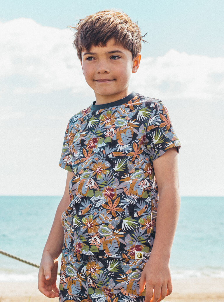 Navy TEE SHIRT SS MRATICHAGE / 25E3PGR1TMCC203