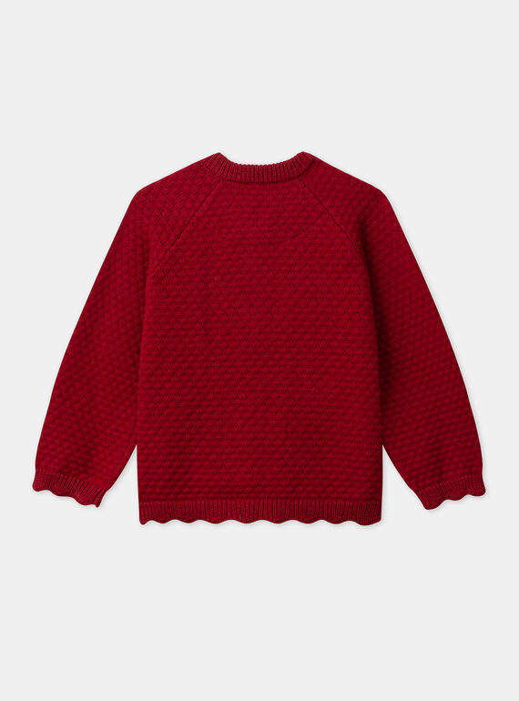 Red CARDIGAN LIRETTE 1 / 24H2PF91CARD307