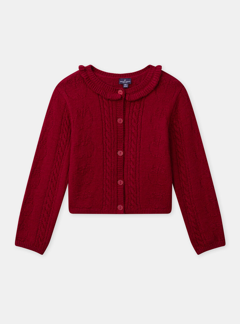 Red CARDIGAN NOMALETTE / 25H2PFP2CAR050