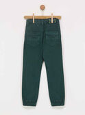 Dark green pants PIJELAGE / 18H3PGH2PAN060