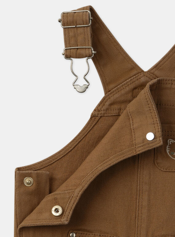 Brown SHORT DUNGAREES MAOMAR / 25E1BGO1SAC802