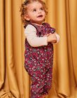 Floral print corduroy jumpsuit DAMELISSA / 22H1BFU1SAL712