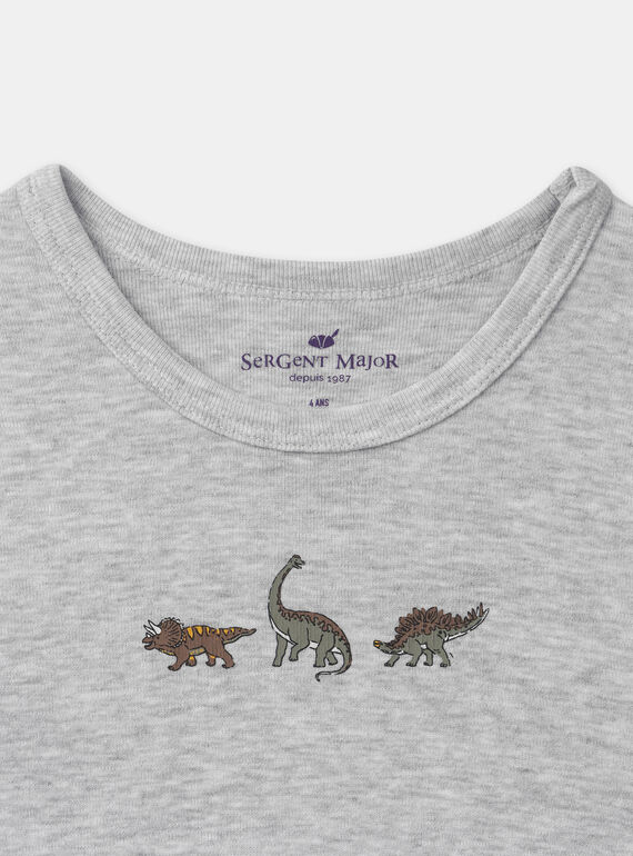 Heather grey UNDERWEAR TOP MLIBARDAGE / 25E5PG41HLI943