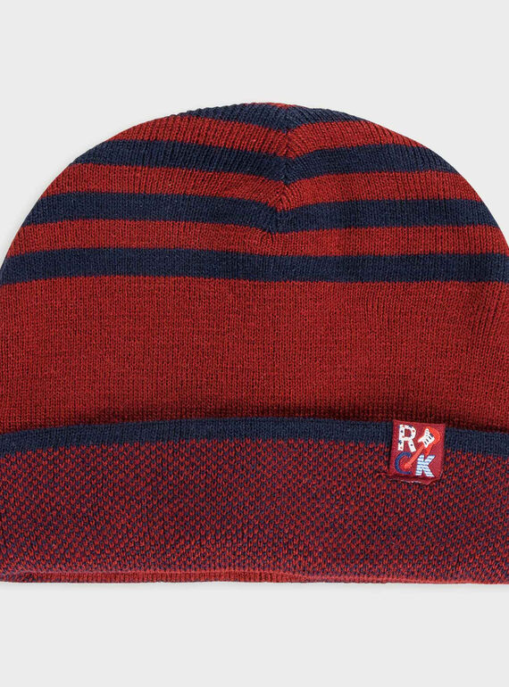 Dark burgundy Cap PEDALAGE / 18H4PGD1BON503