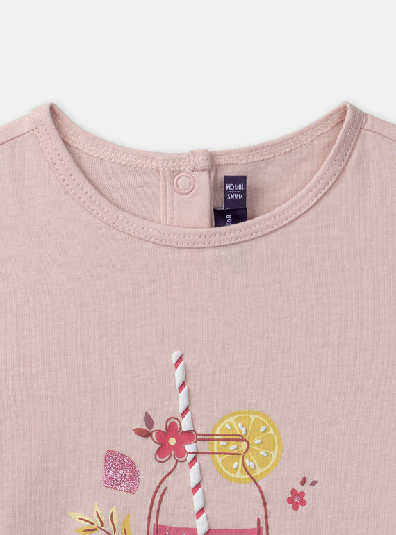 Pale rose TEE SHIRT SS MLAFRETTE / 25E2PFK2TMC301