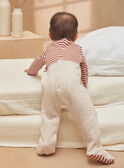 Brick and beige tubic sleepsuit KEDEDE / 24E5BG56GREA013