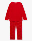 Christmas red velvet pajamas DOUNOETTE / 22H5PF72PYJ050