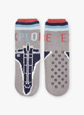 Rocket print non-slip socks DORAPAGE / 22H4PGZ1SOAJ908