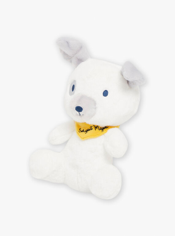 Yellow and white dog plush SMAPE0090CHIEN / 23J7GM41DO2099