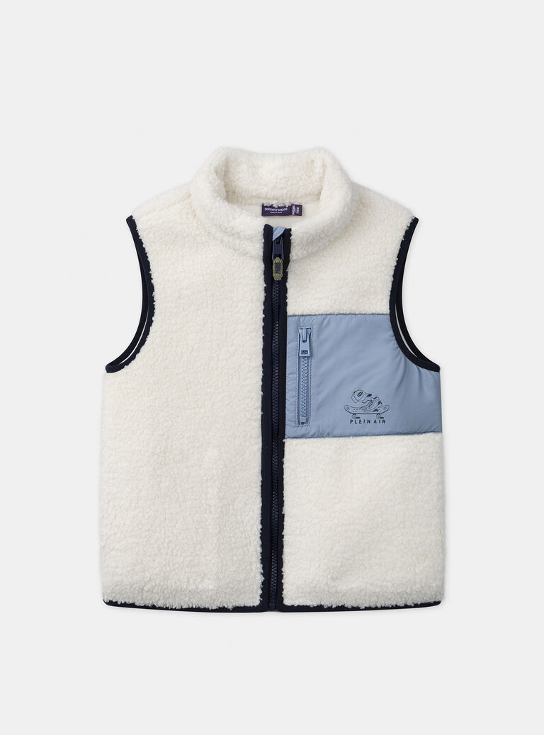 Off white SLEEVELESS JACKET NUSHERPAGE / 25H3PGQ1GTV009